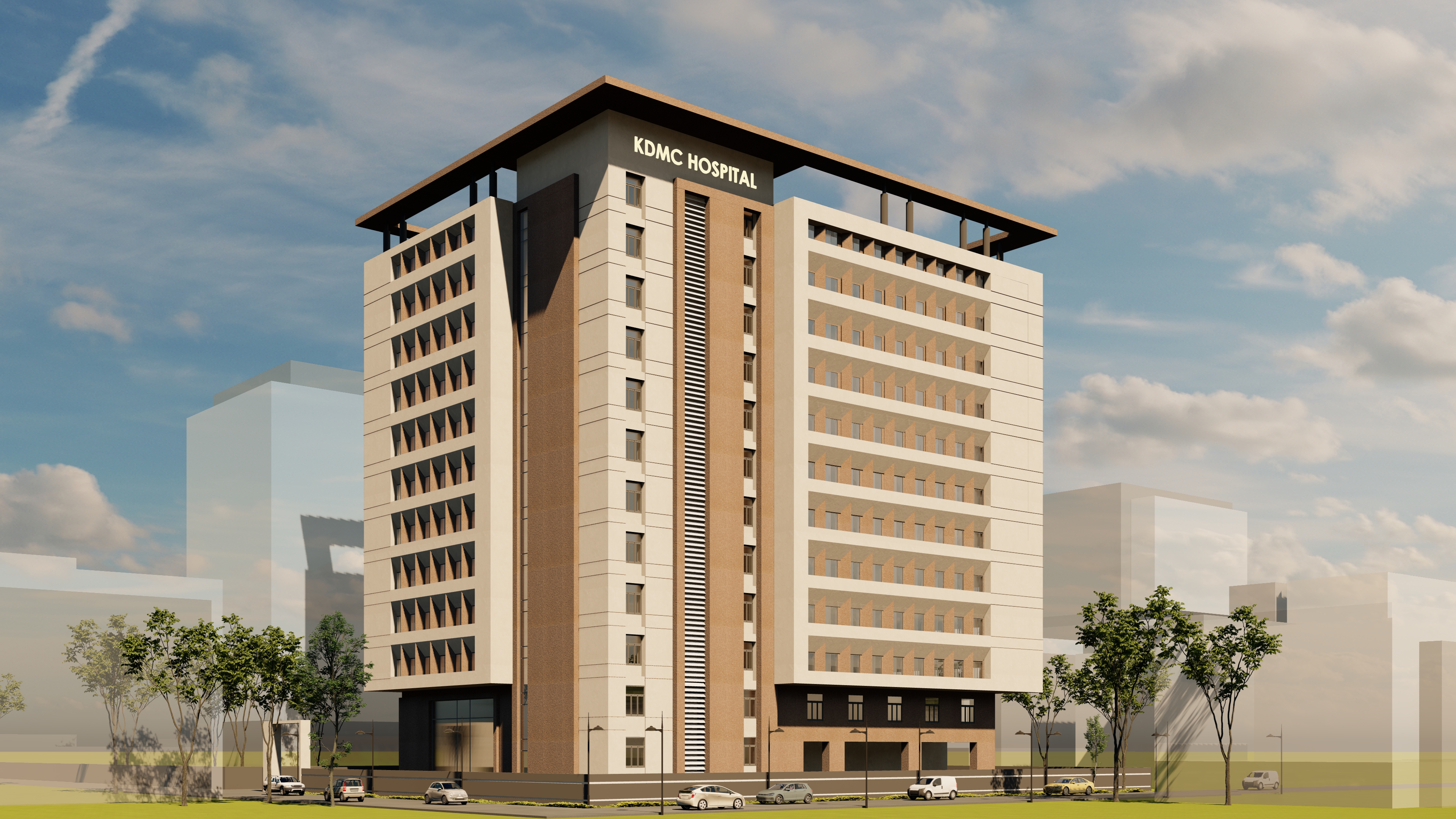 150 Bedded Cancer & Modern Maternity Hospital, KDMC view 2